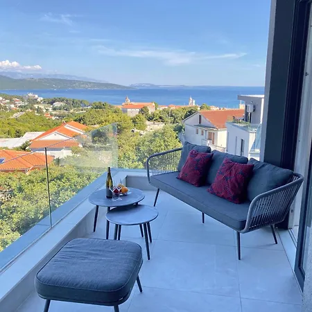 4Star Seaview Penthouse Krk Apartment Krk Town Exterior photo