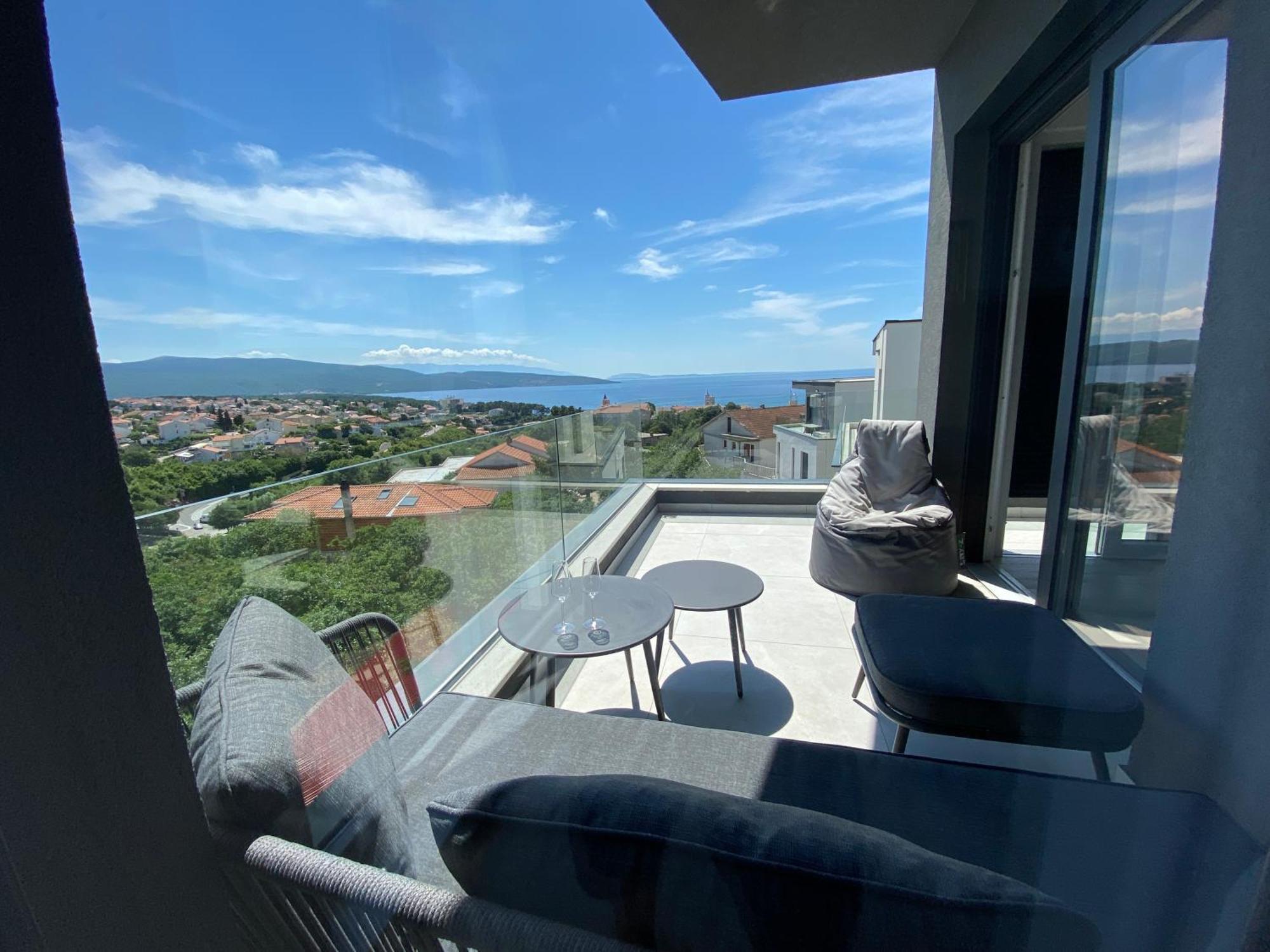Apartment 4star Seaview Penthouse Krk