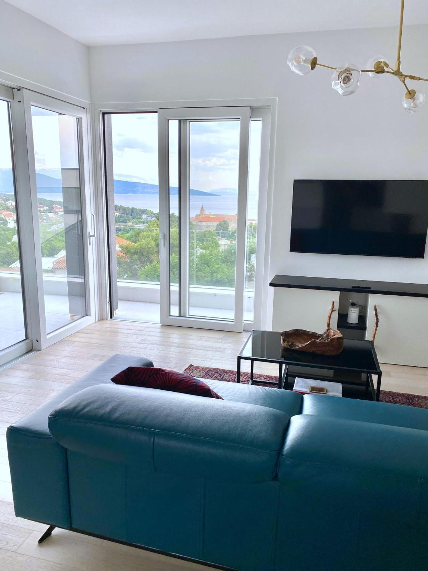 4star Seaview Penthouse Krk Apartment